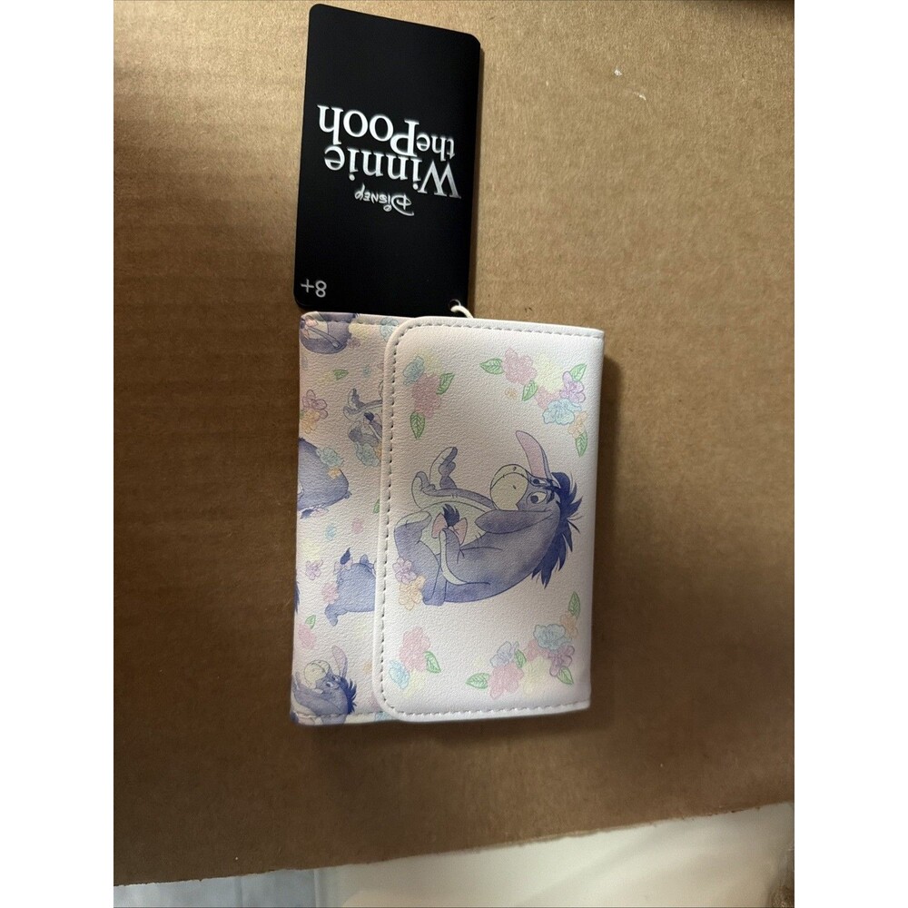 Loungefly Disney Eeyore Floral Wallet NWT flowers light pink billfold